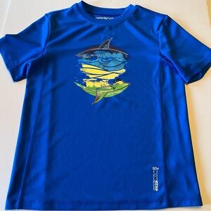 Zeroxposur Kids Blue Swim Shirt size M 10/12. UPD 50+